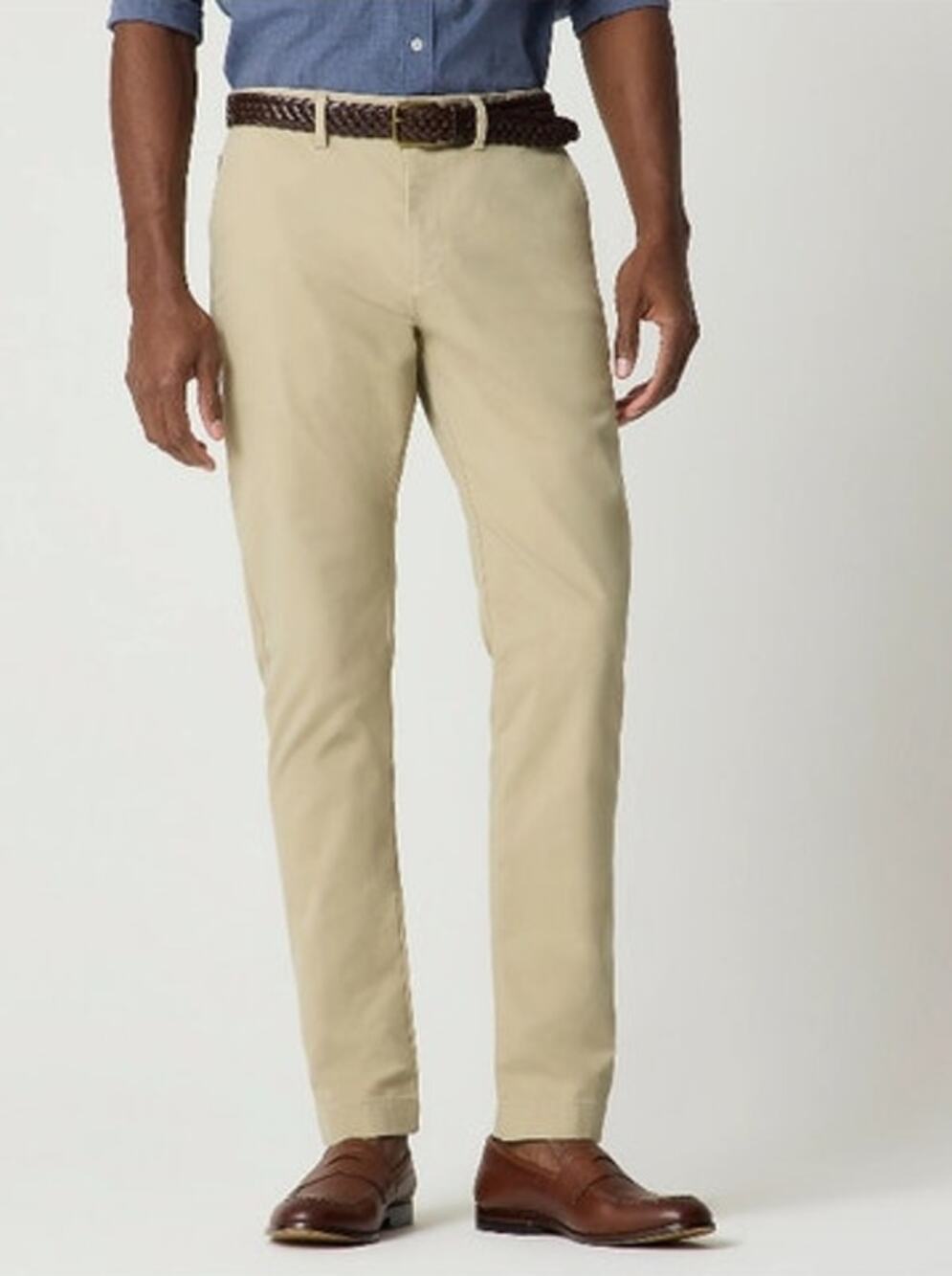NWT J. Crew Men's Slim-fit TruTemp365® Chino Pant Burnished Khaki 32/34